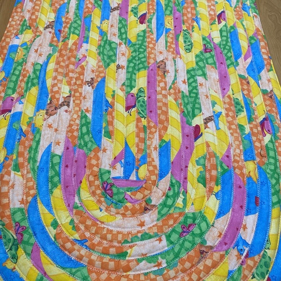 Other - Bright Nursery Colors Handmade Jelly Roll Rug
